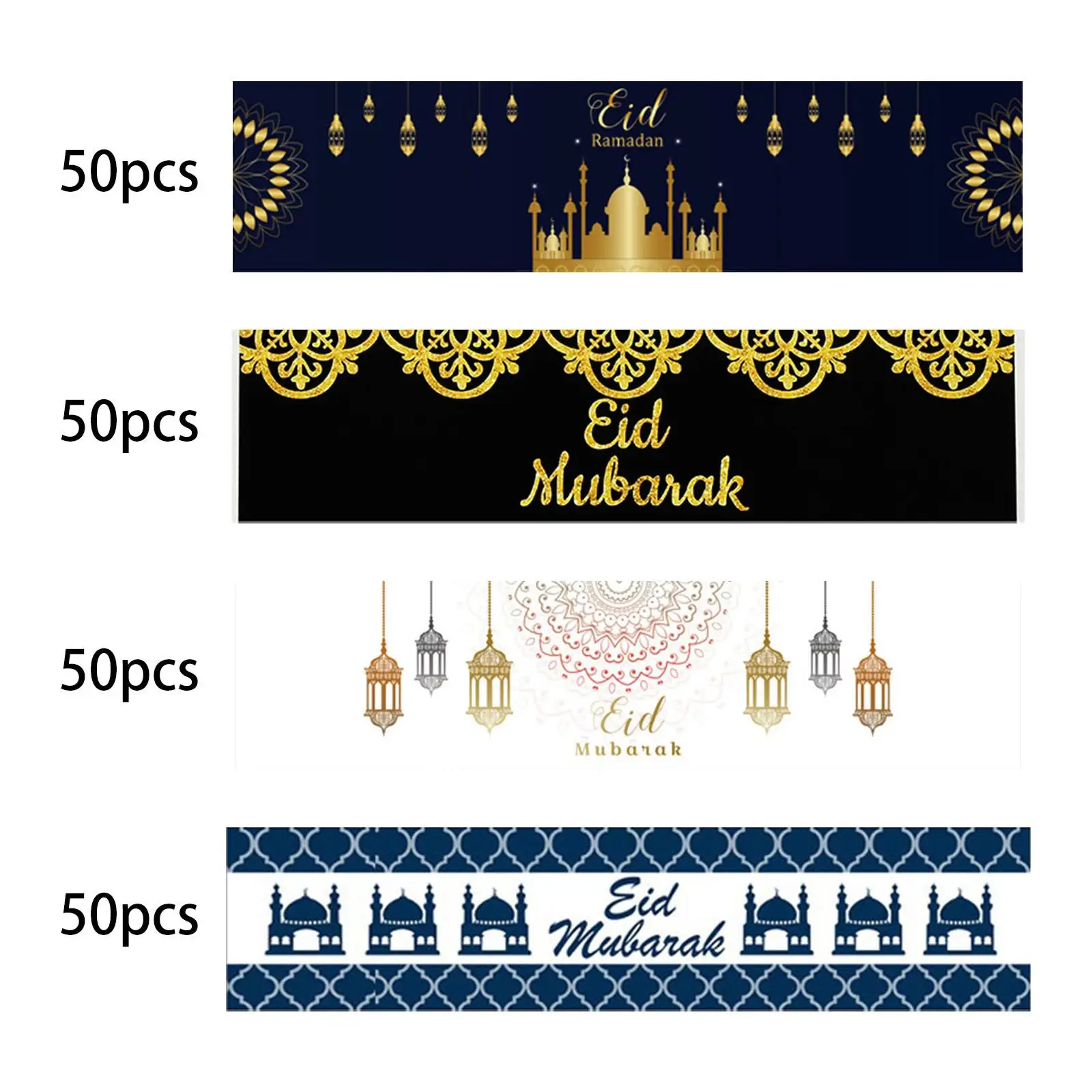 Ramadan Water Bottle Labels Eid Mubarak Welcome Sign DIY Labels for Wedding