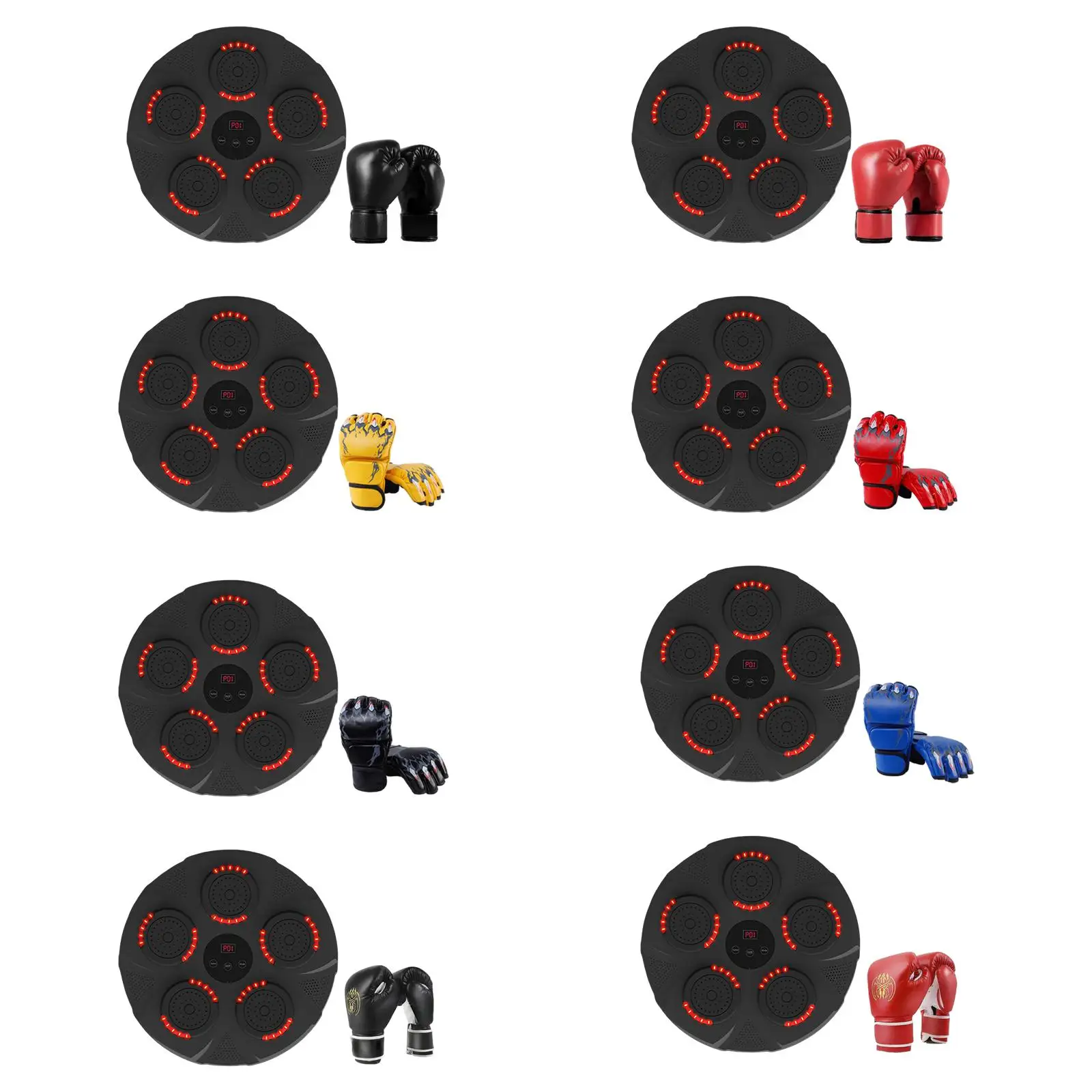 Music Boxing Training Machine Competitions Game Electronic Wall Target