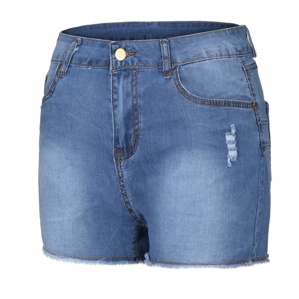 Title 14, Shorts Denim Jeans Woman Denim Shorts Broken Cr...