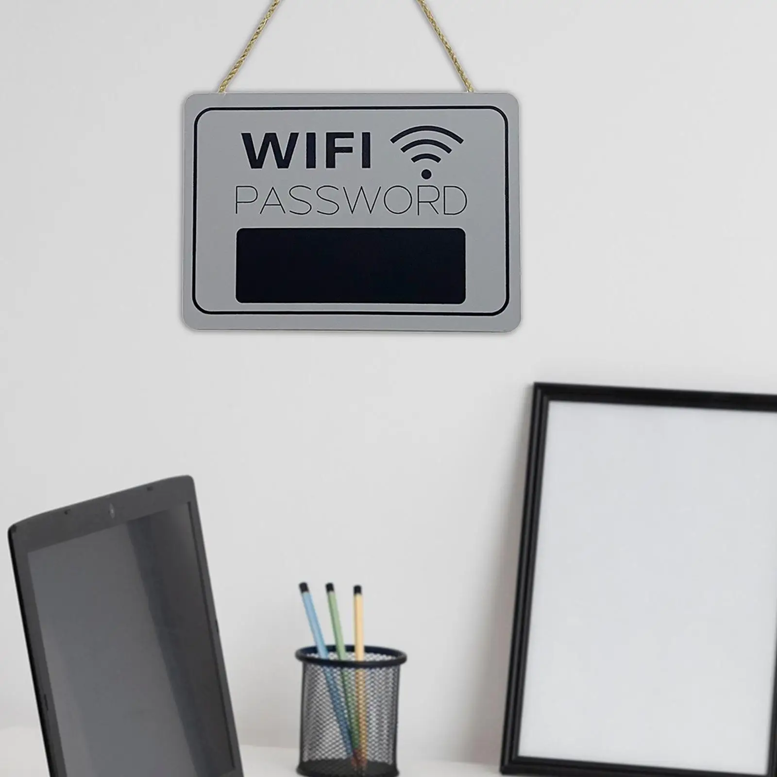 WiFi Password Sign WiFi Sign Display Holder for Centerpieces Home Reception