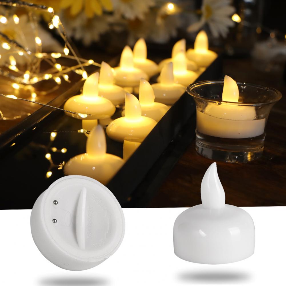 Set Induction Candle Lamp Light Up With Water LED Electronic Candle Small Electric Fake Tea