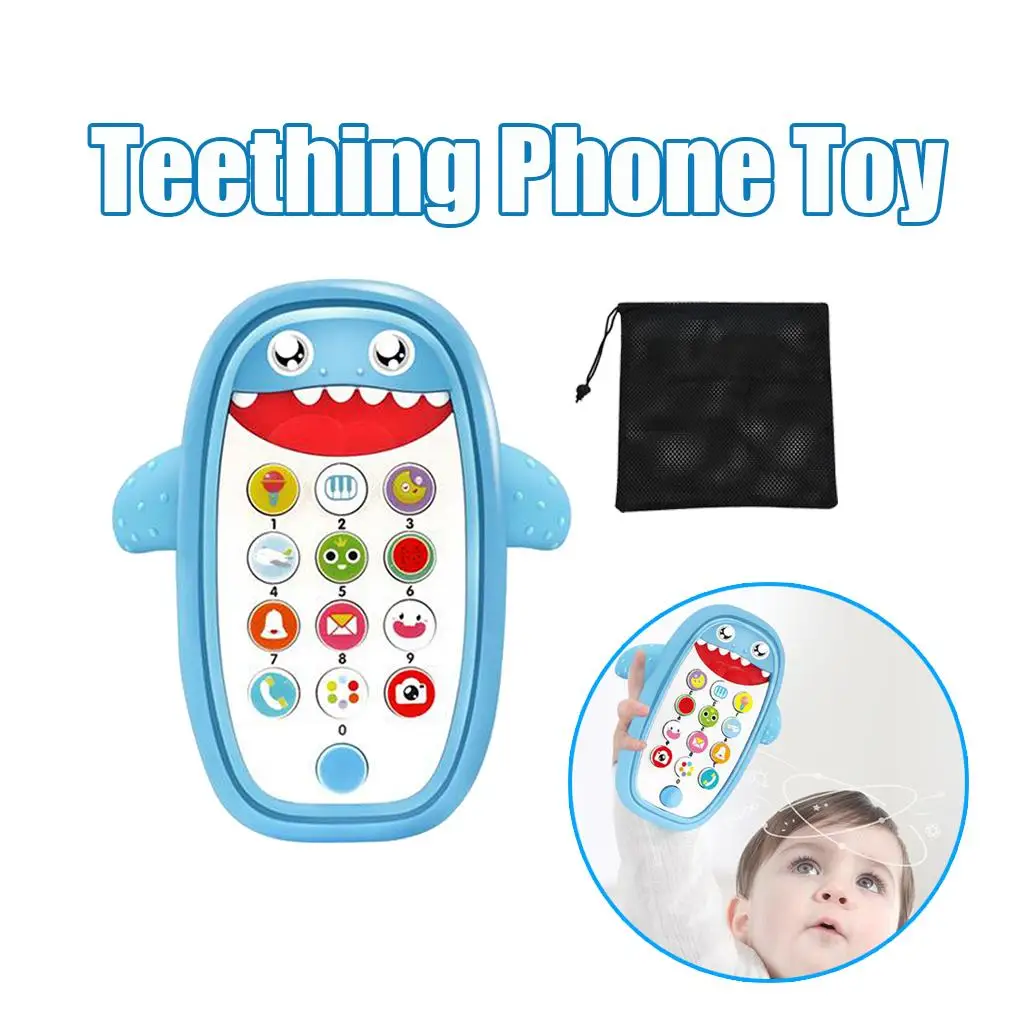 Infants  Teething Phone Toy Play & Learn Electric for Little Kid`s