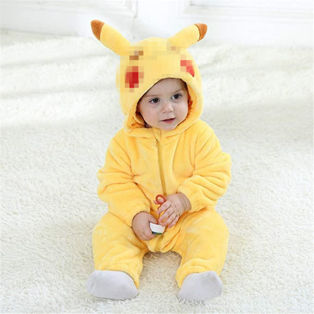 Riachuelo  Fantasia Macacão Amarelo Curto Infantil - Pikachu