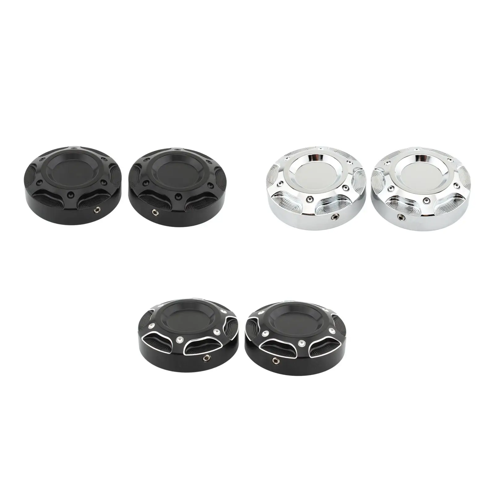 2x Motorcycle Frame Hole Cover Cap Aluminum Alloy for Harley x350 2023