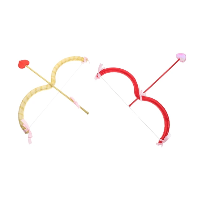 Ensemble de cupidon avec nœud et flèche pour la saint-valentin, accessoires  de déguisement pour adultes et enfants, accessoires de photographie de fête  - AliExpress