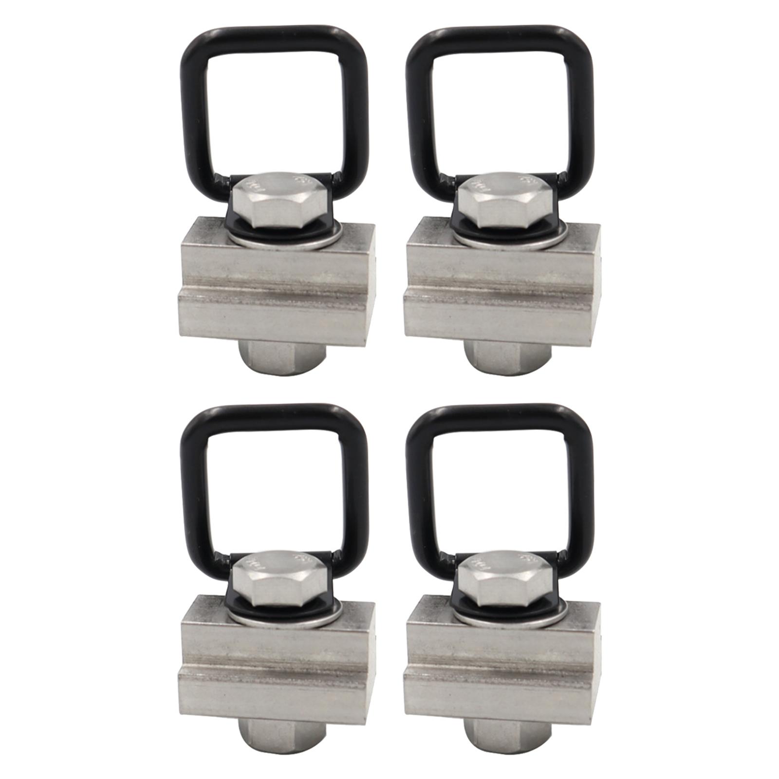 4 Pieces Car Bed Rail T Slot Nuts Kit Fits 3/8