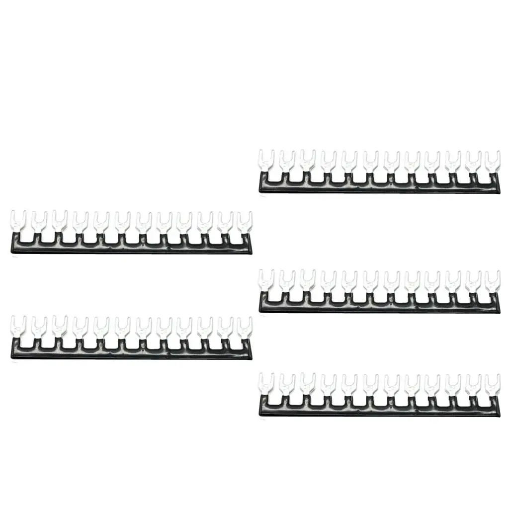 3x 5 Sets of 600V 15Rows 12-Positions Screw Wire Terminal Strip  Block