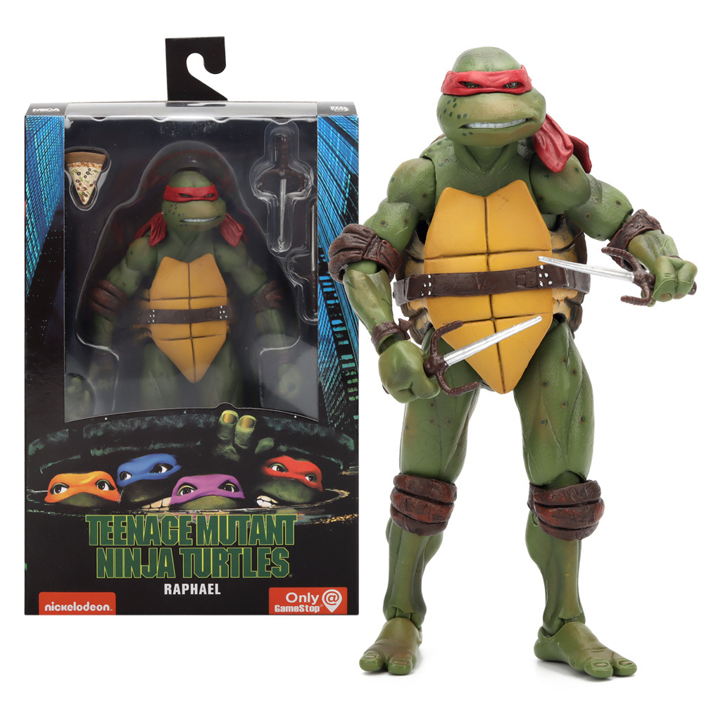 NECA подростковые мутанты Черепашки-ниндзя TMNT 1990, фильмы,  канализационные строительные игрушки, ПВХ экшн-фигурка, Коллекционная  модель, игрушка, подарок для детей | AliExpress