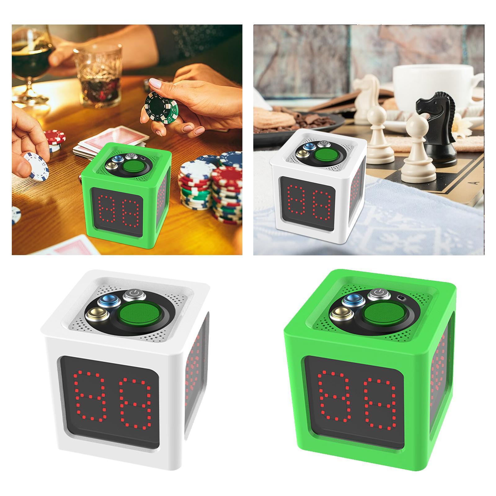 Chess Clock Timer Digital Portable Board Games Timer Countdown Clock for Tournament Weiqi Competition Player Other Board Games