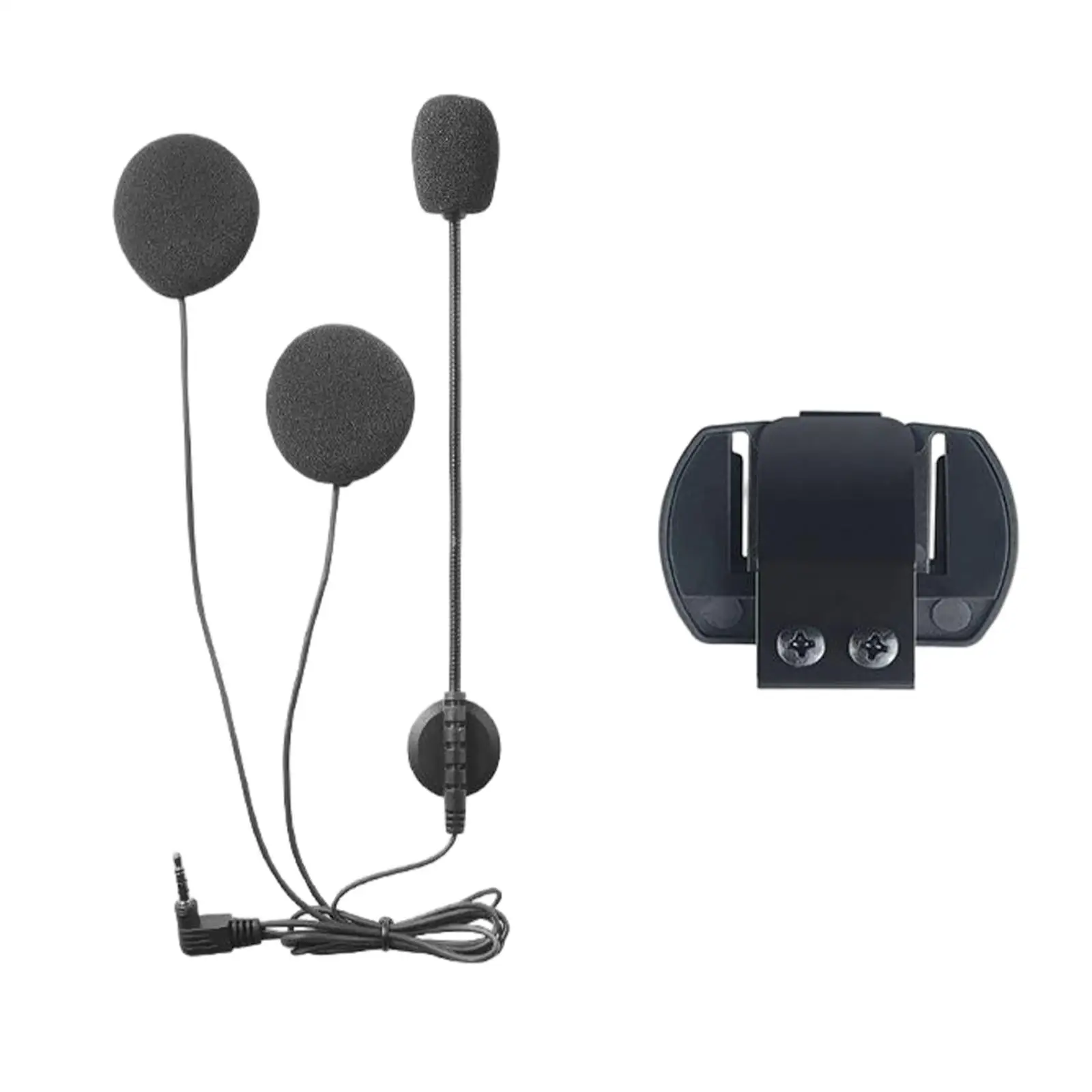 Universal Motorcycle Helmet Intercom Stable Interphone Speakers Useful Low