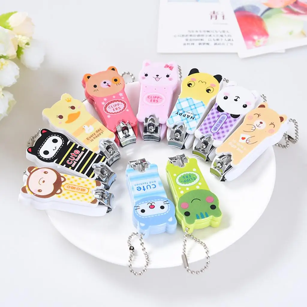 1 Piece Baby clippers Nail  Manicure Kits Cartoon  nail clippers manicure kits for safely trimming babies 