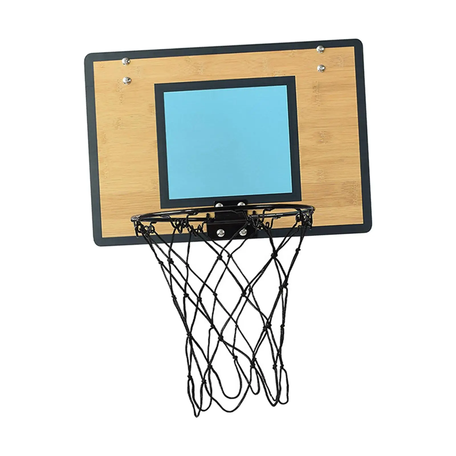 Mini Basketball Hoop Easy to Install Kids with Ball over The Door for Backyard