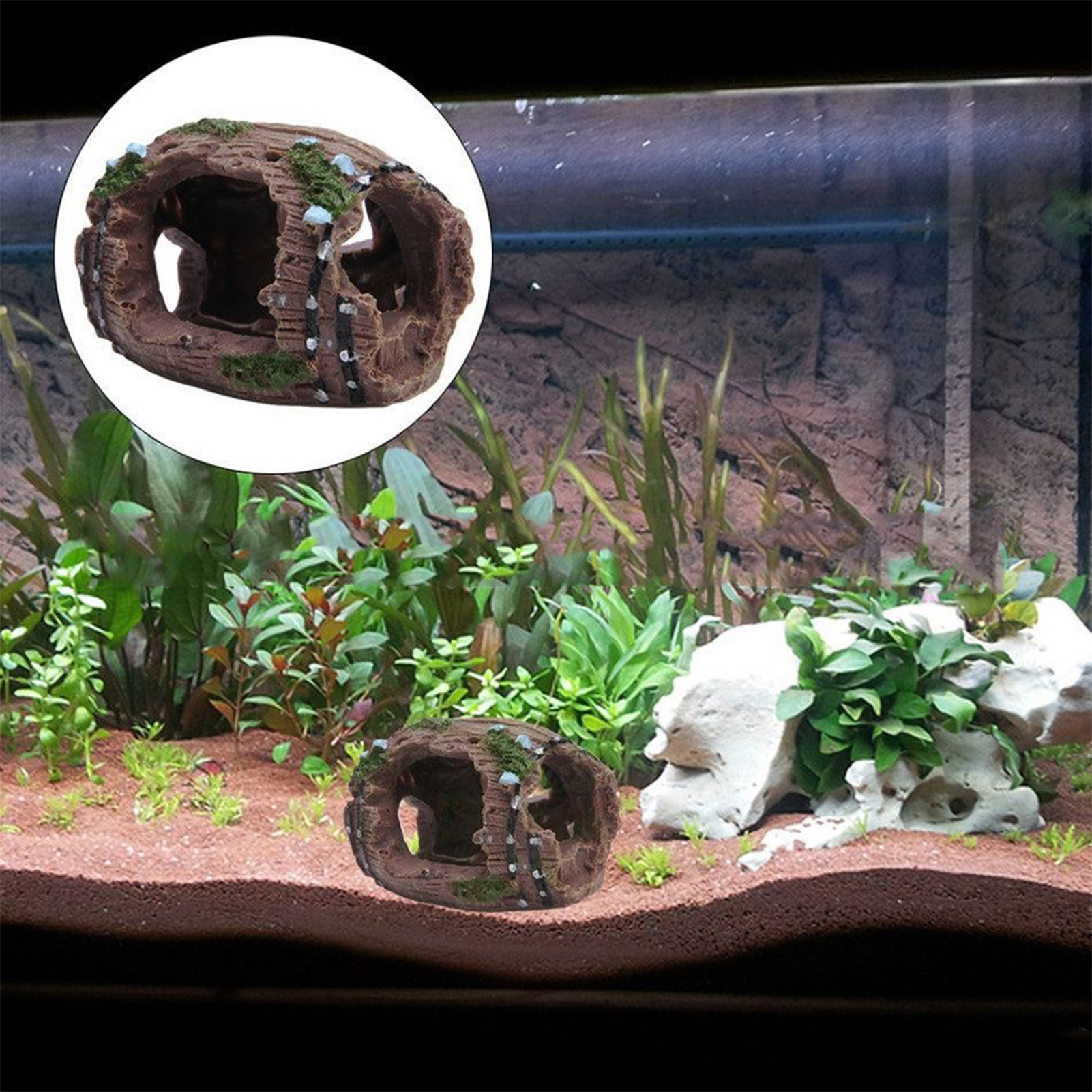 Hamac à Feuilles Pour Poisson Betta - Décor Aquarium En Résine, Lieu De Repos Et De Ponte