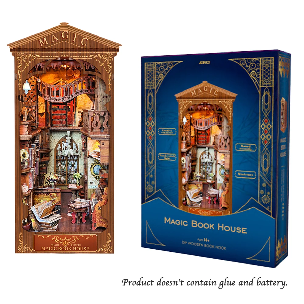 Miniatura, Fairy Tale Town Bookshelf, 3D Puzzle,