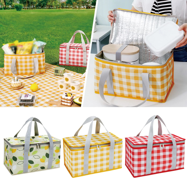 Outdoor Camping Hiking Lunch Basket Picnic Bags Portable Picnic Bag Food  Storage Basket Handbags Lunch Box For Women Adults - Picnic Bags -  AliExpress