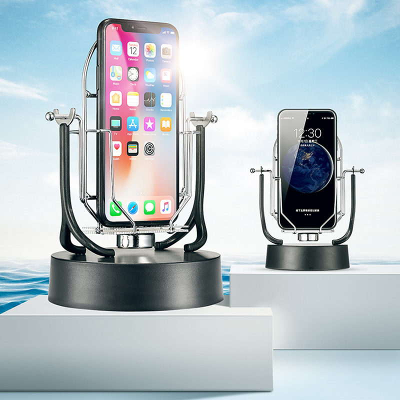 Doppel-Telefon-Schaukelgerät, automatisch, tragbar, automatischer Shake-Wiggler, Schritt-Telefonhalter für Schreibtischhalterung, Smartphone-Ständer – Detail 10