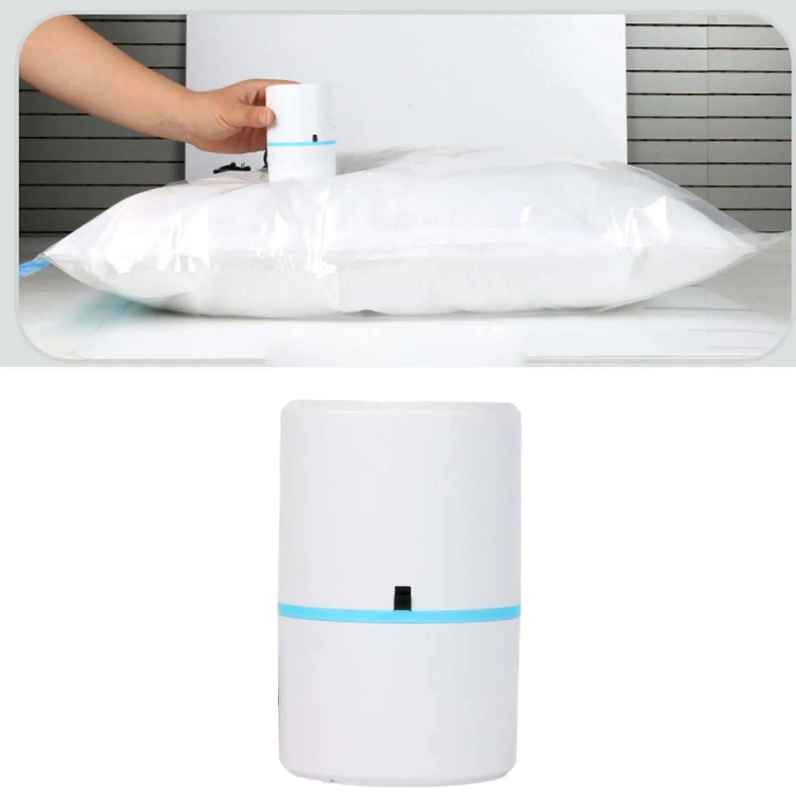  Pump Portable Air Output 400L/Min Durable Pump Inflator for Inflatable Cushions Travel Storage Air Mattress Beds