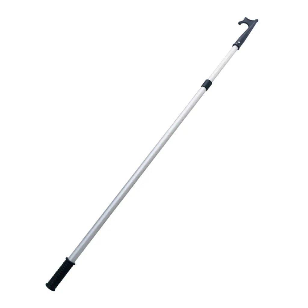 Telescoping Boat Hook for Docking - with Replacement Nylon Tip - Marine Accessories - 48 to 86 inch Extention