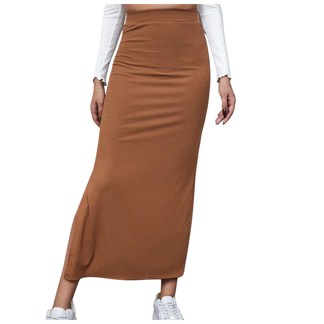 2022 New High Waist Skirt For Women Sexy Long Skirts Female