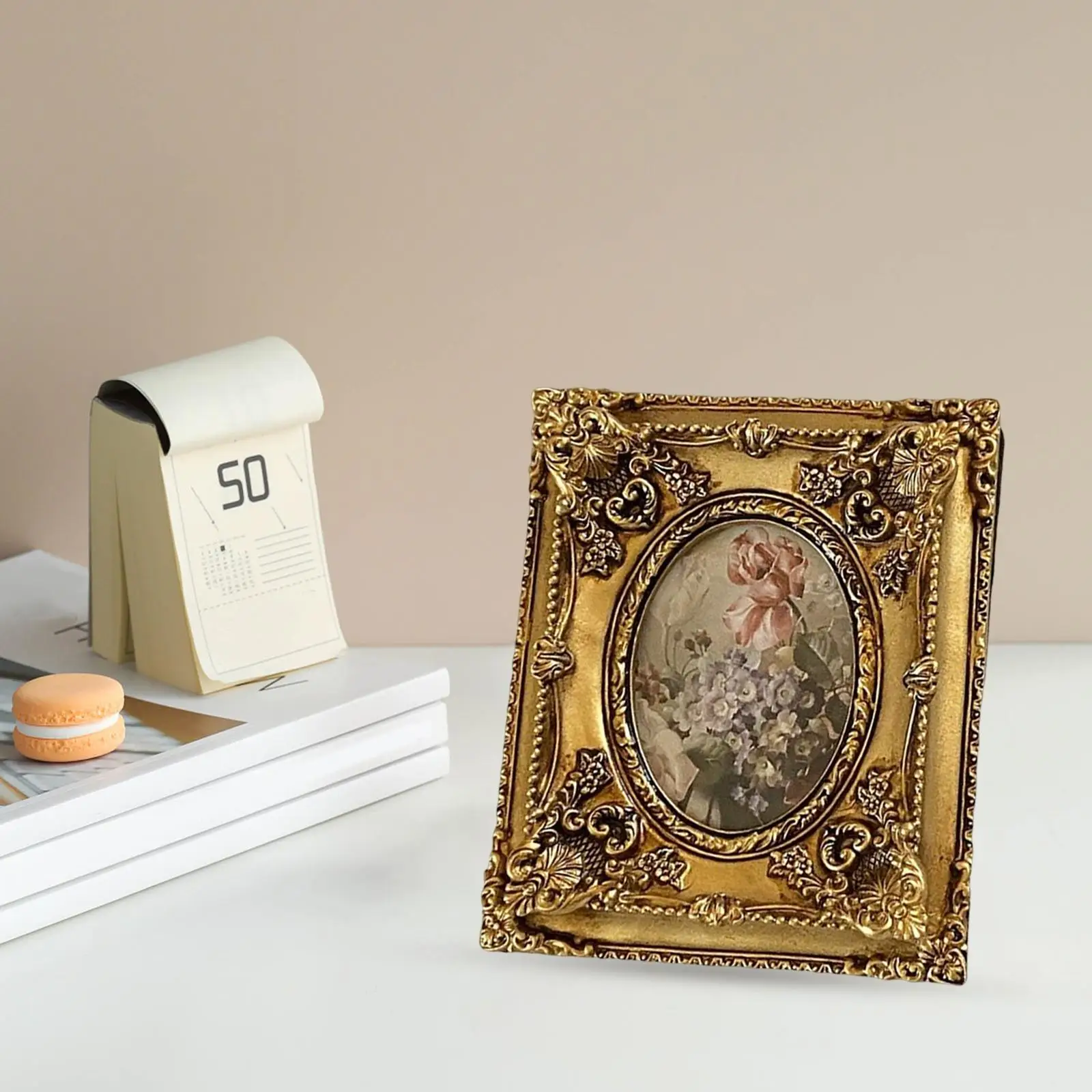 Photo Frame Tabletop Wall Mounting Display Holder Ornament Picture Frame for