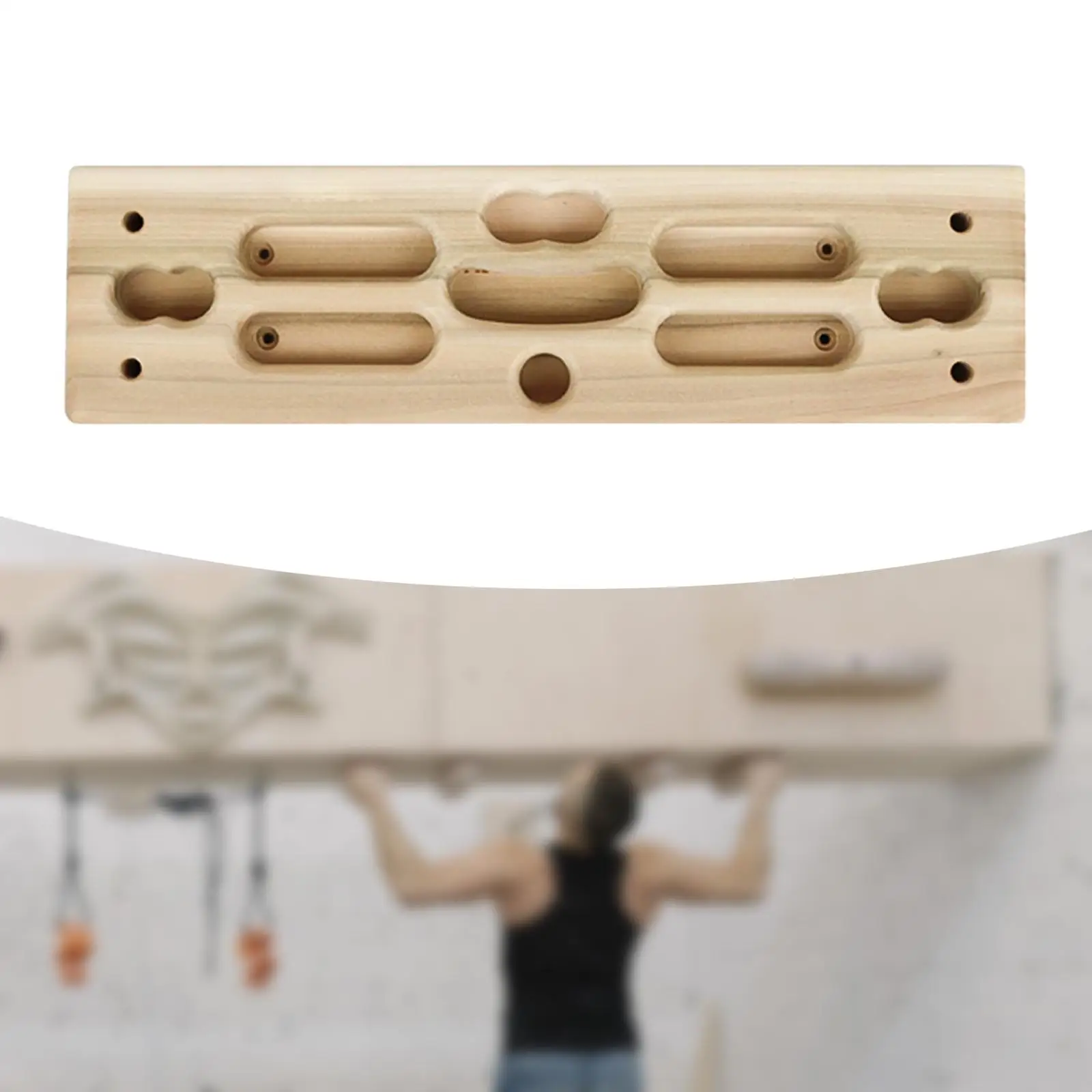 Climbing Hangboard Training Aid Hang Board for Athletes Climbers Bouldering