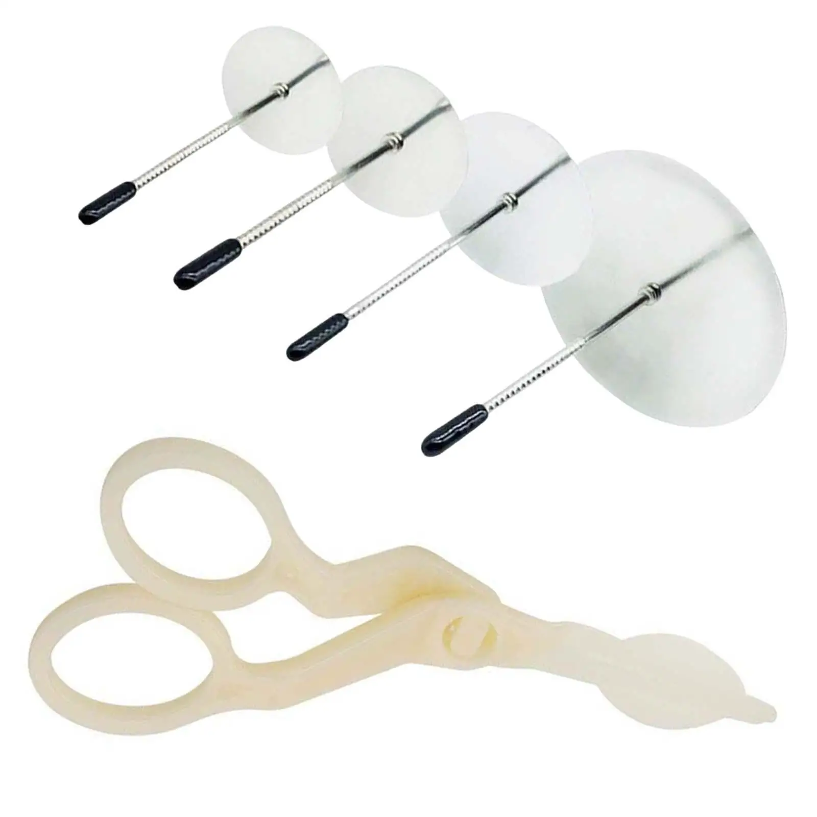 Piping Flower Scissor Ornament Fittings Display Plate Cream Transfer Cake Stand Flower Lifter for Cookies Cake Icing Frosting