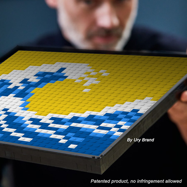 Creative Pixel Art Diy Mosaic Studs By Building Blocks Room 