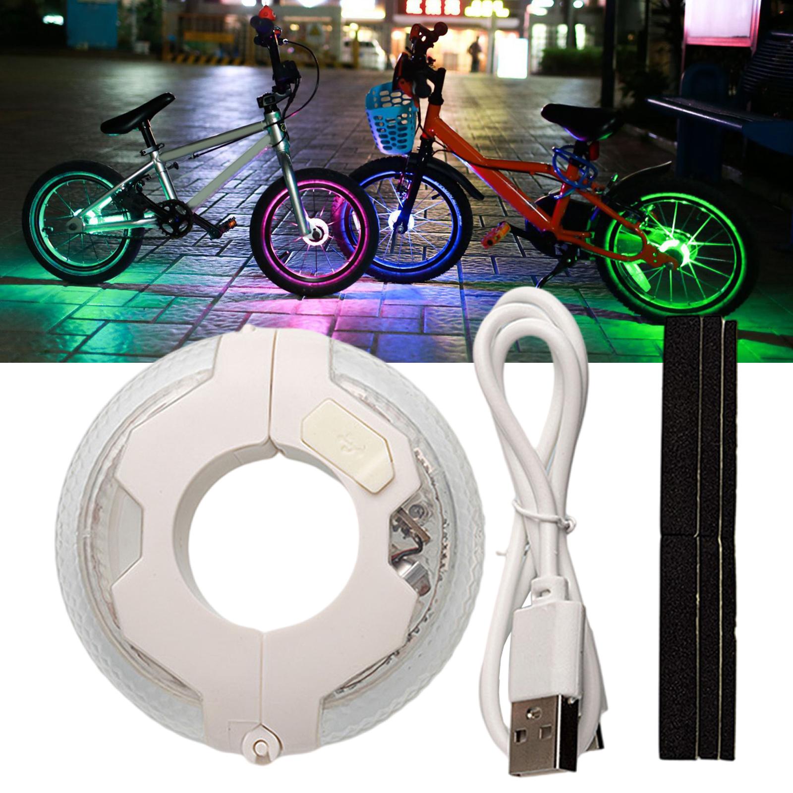 Bike Wheel Lights Bicycle Spoke Hub Light for Kids Balance Bike Boys Girls Bike Accessories