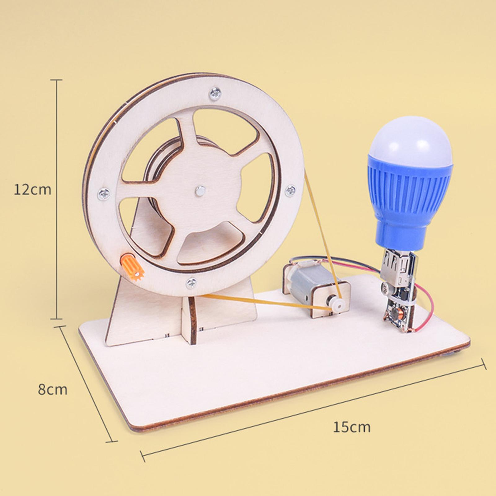 Творческая лампочка, научные эксперименты, наборы, Электронная сборка,  проект для эксперимента с ручным приводом и поколением энергии для |  AliExpress