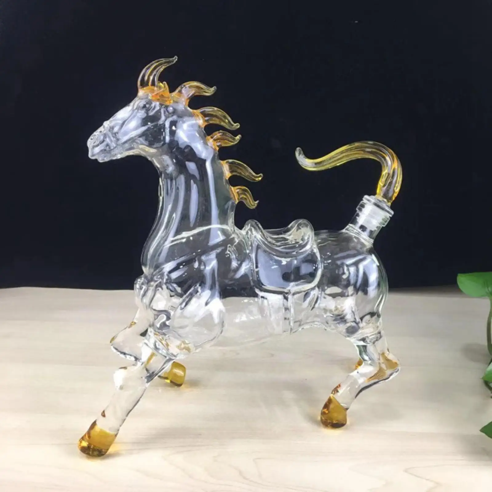  Whiskeys Decanter Glass Horse Shape Brandy Bottle Creative for 