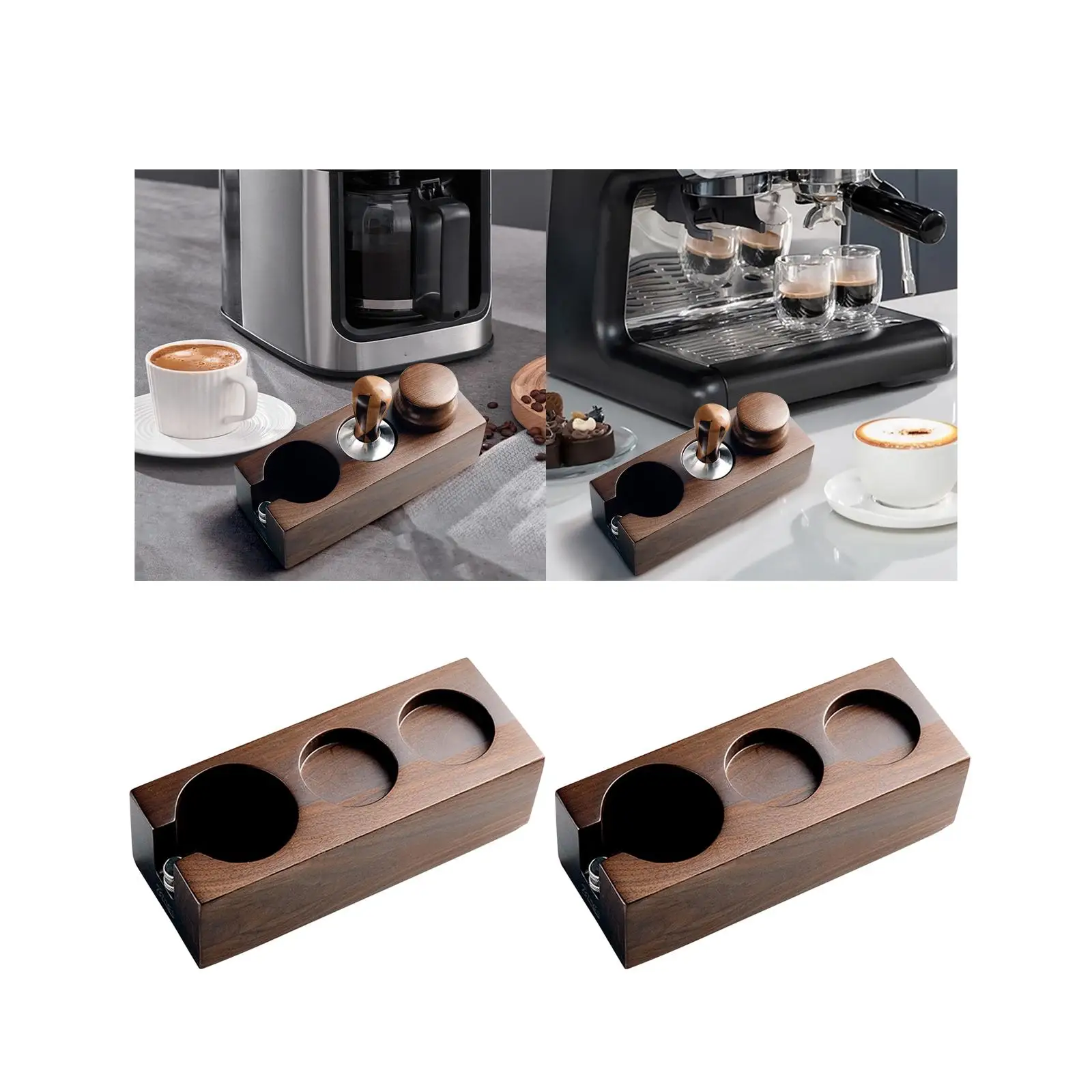 Coffee Filter Tamper Holder Manual Portable Non Slip Pads Espresso Tamper Mat for Espresso Bar Coffee Maker Fittings