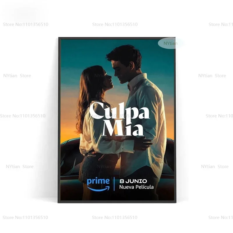 vMy Fault Culpa Mia 2023 Movie Film Modern Poster and Prints Wall Art Picture Canvas Painting For Living Room Home Decor