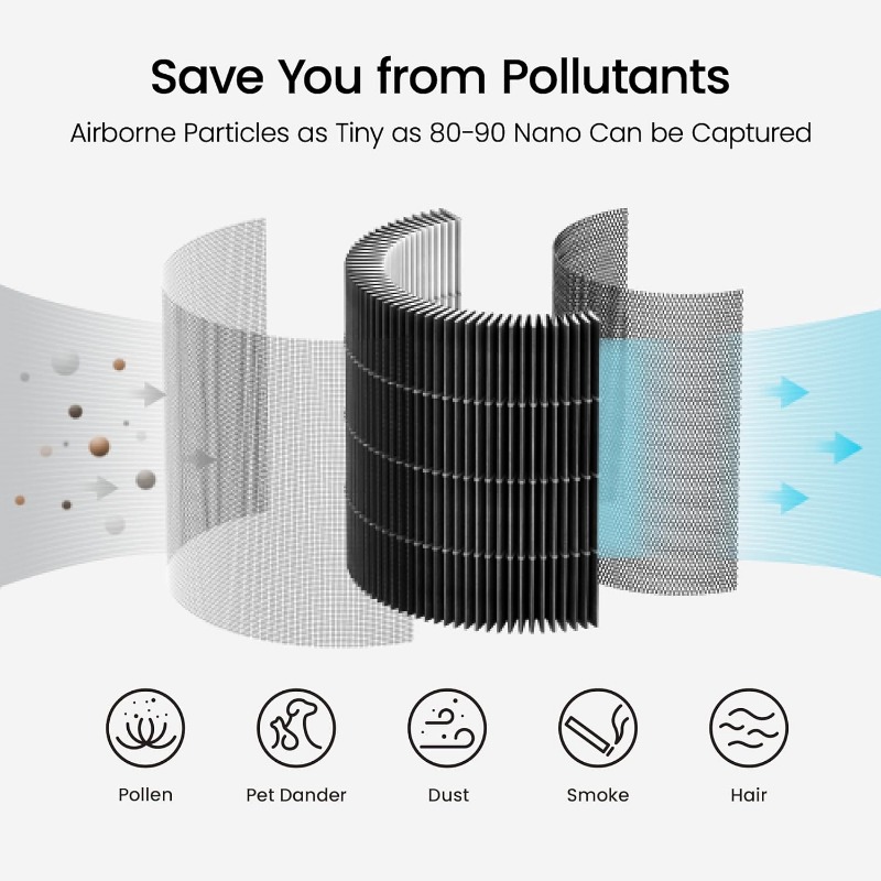 Title 5, smartmi Air Purifiers for Home, Works with Home...