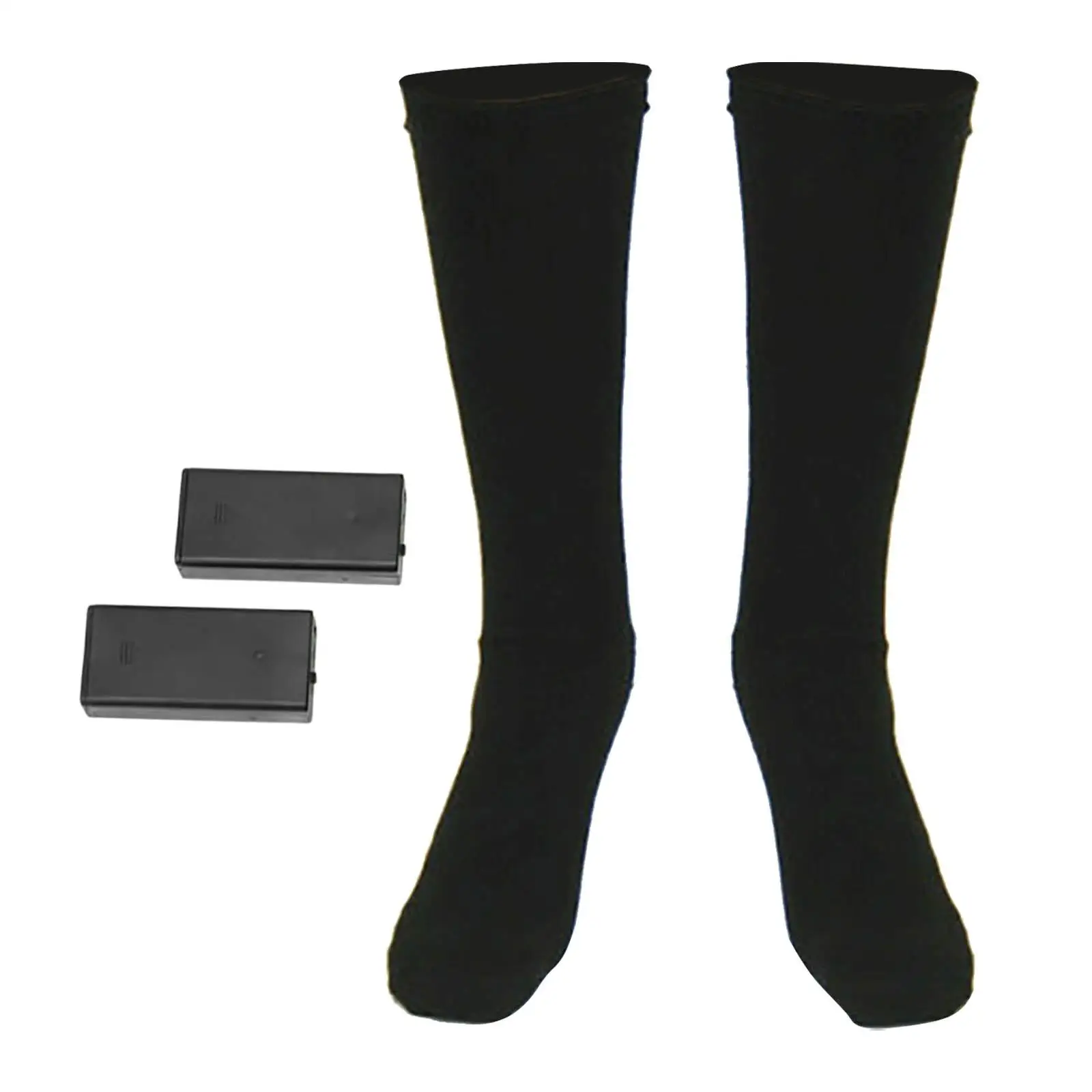 Heated Socks Self Heating Anti Slip Thicken Warm Socks Soft Heating Sock Tube Sock for Outdoor Camping Sports Ski Hunting