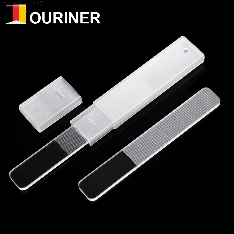 Best of Transparent Glass Nail Files With Box Sanding Polishing Grinding Brighten Shiny Tool Manicure 2 / 5Pcs Reviews & Tips