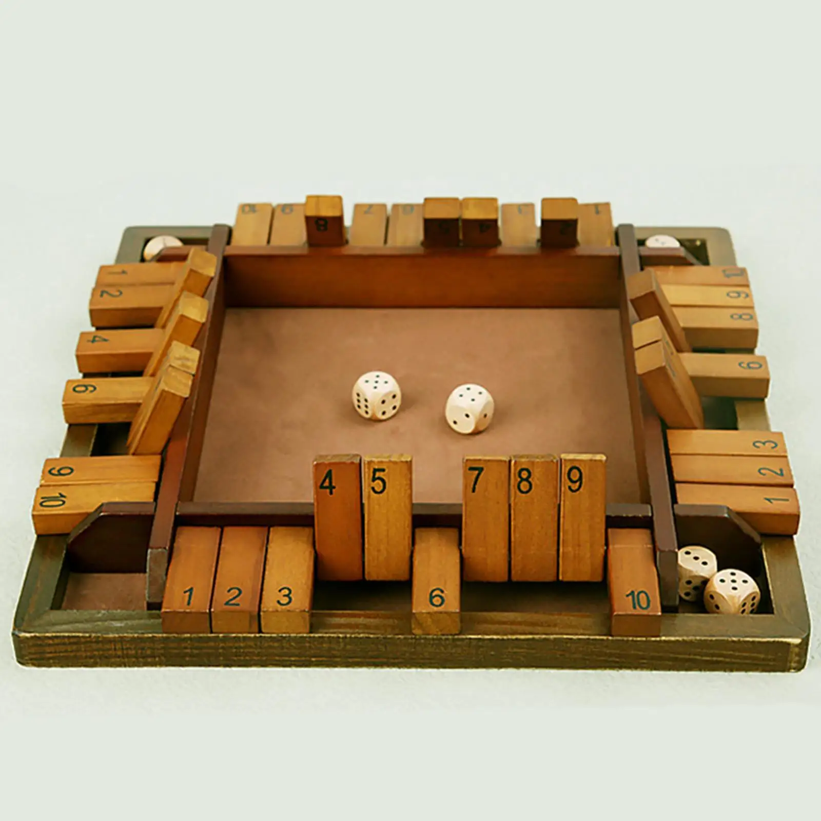 Shut The Box game Drinking Game Tabletop Version Games for Family Kids