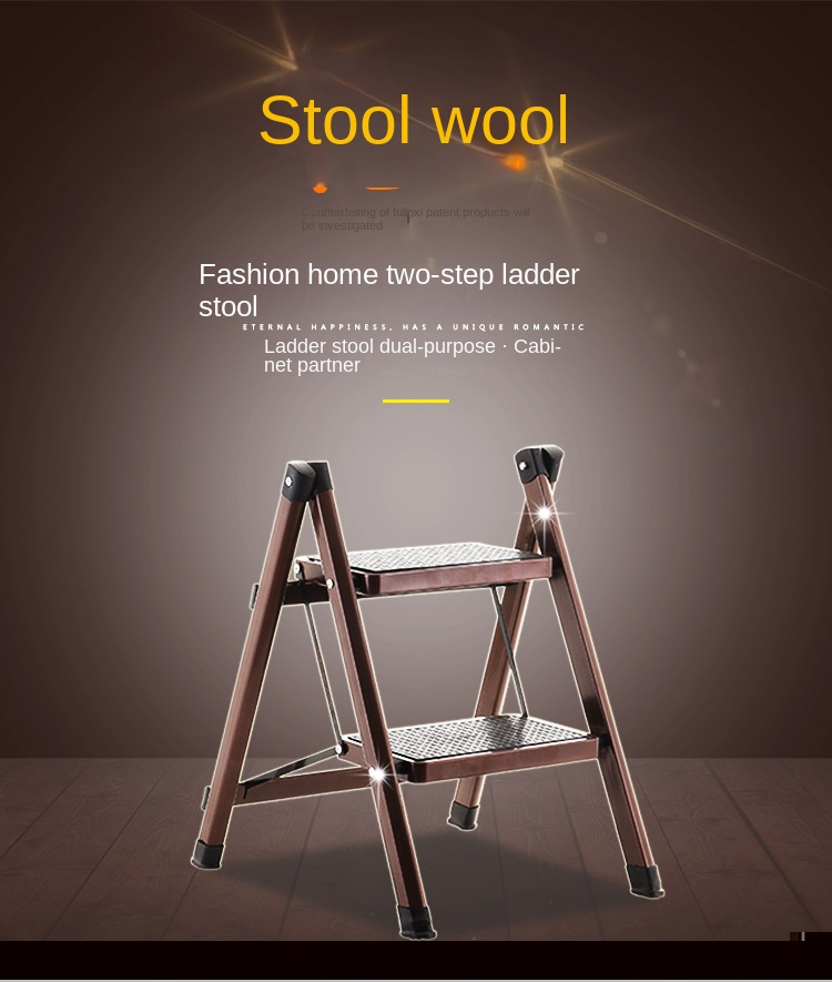 Title 1, Anti- Slip Little Folding Ladder Giant Golden 3...