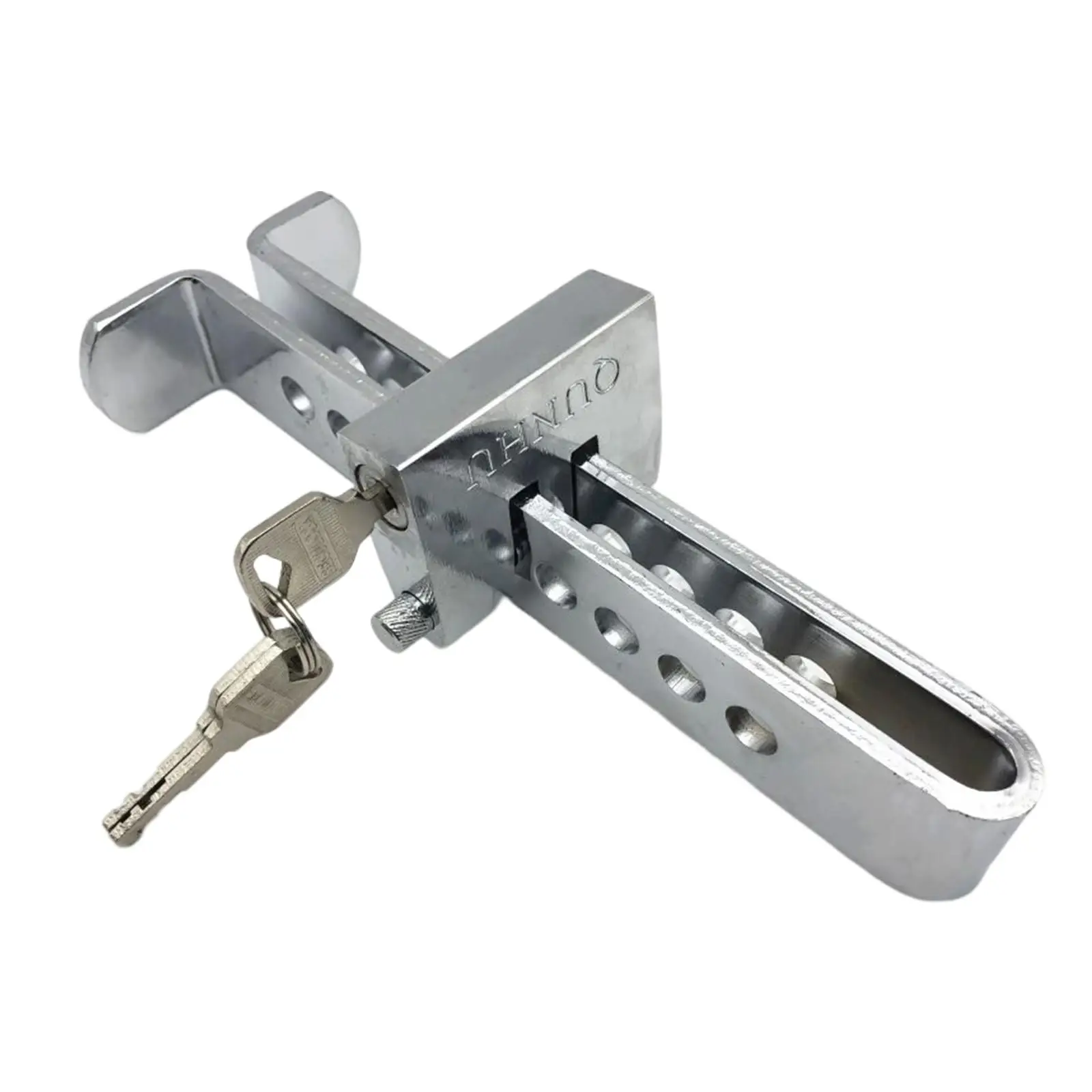 9 Holes Clutch Lock with Clutch Pedal Lock Universal Adjustable Car Brake Lock