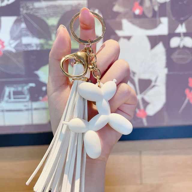 Balloon Dog Keychain, Cute Animal Balloon Puppy Keychain, Car Keys Keyring  Backpack Wallet Charm Pendant For Men - Temu