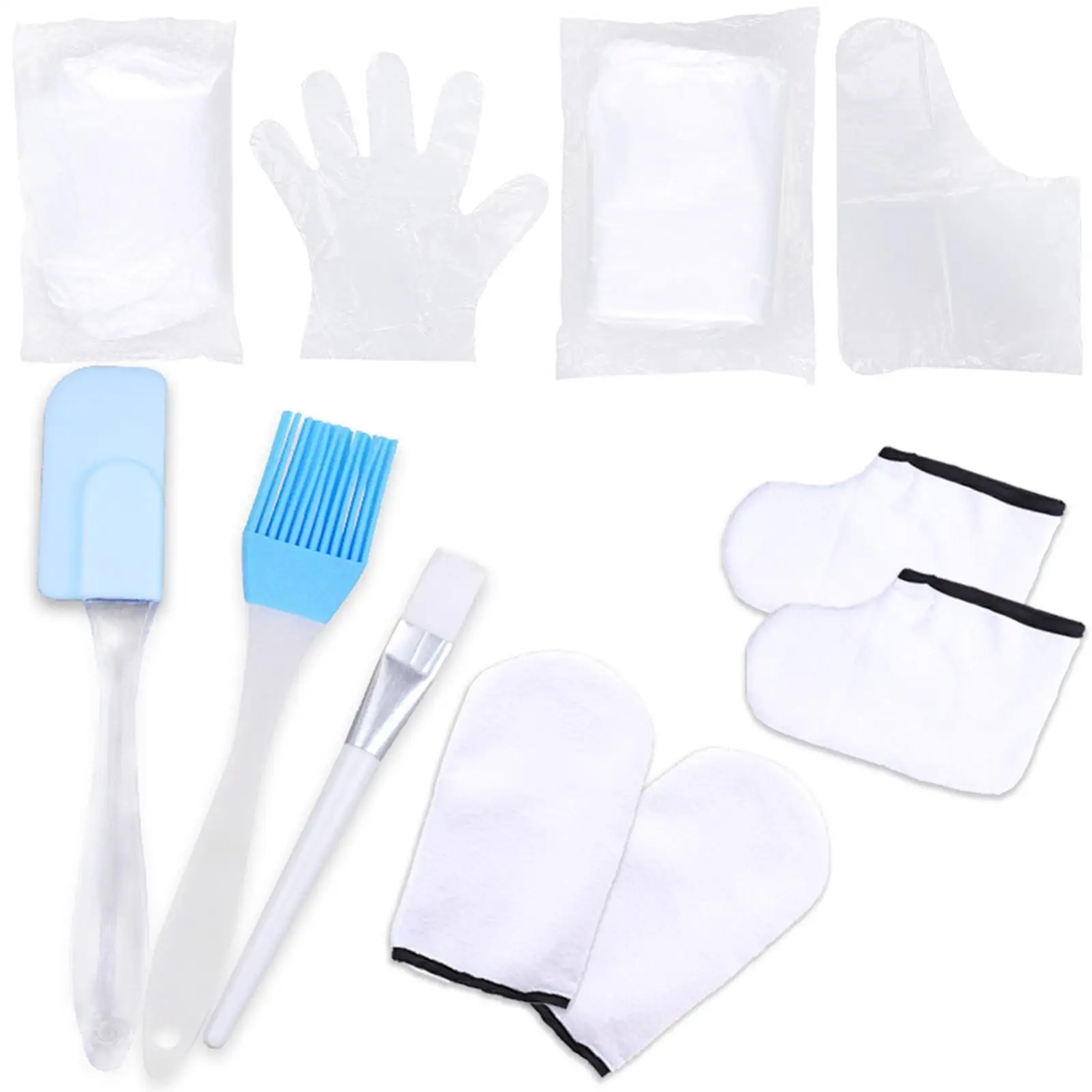 Paraffin Wax Melting Gloves and Booties Wax Heater Protection Kit Wax Hand Foot Gloves for Hand Feet Care SPA Bath Men Women