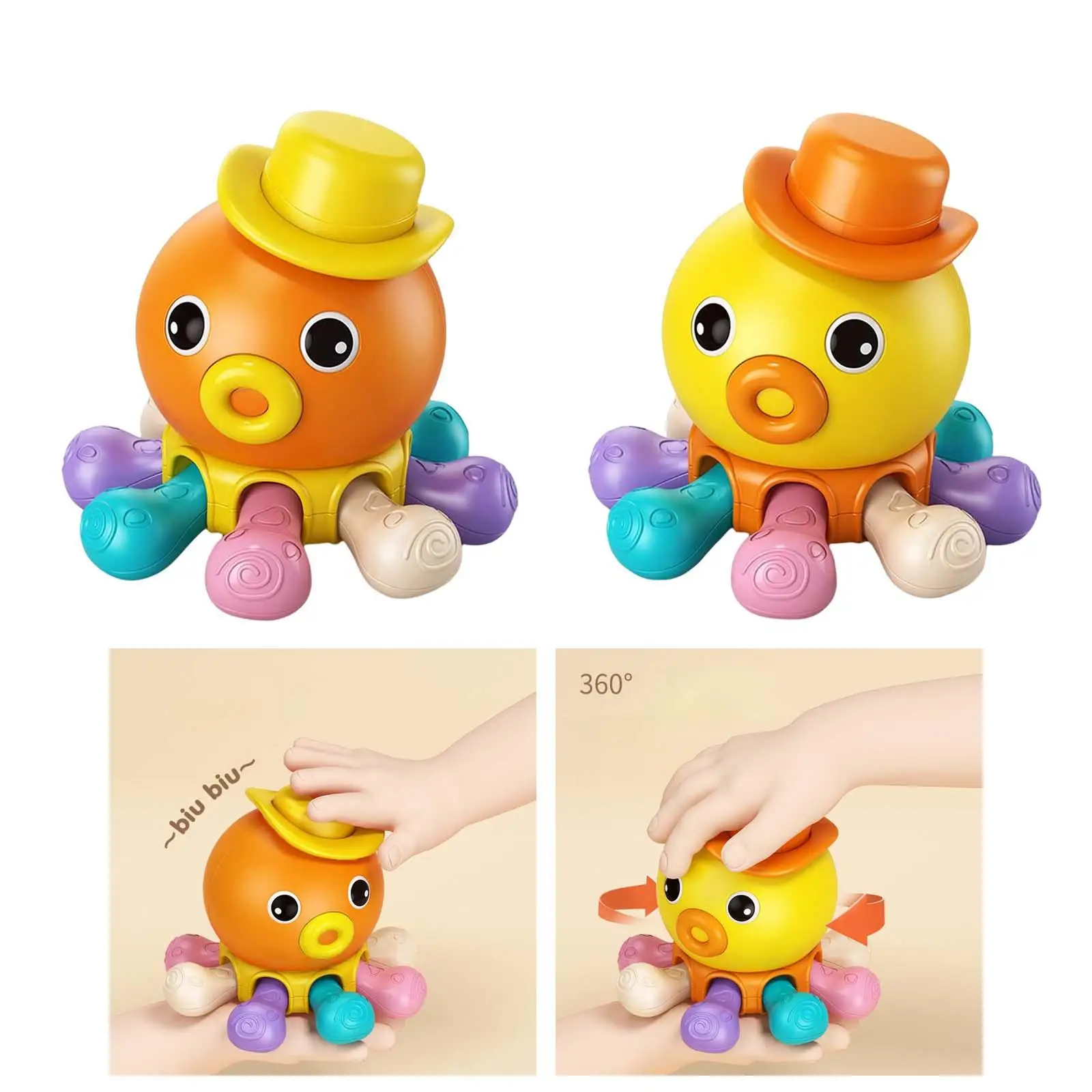 Baby Decompression Puzzle Toys Kids Education Toy for Infant Birthday Gifts
