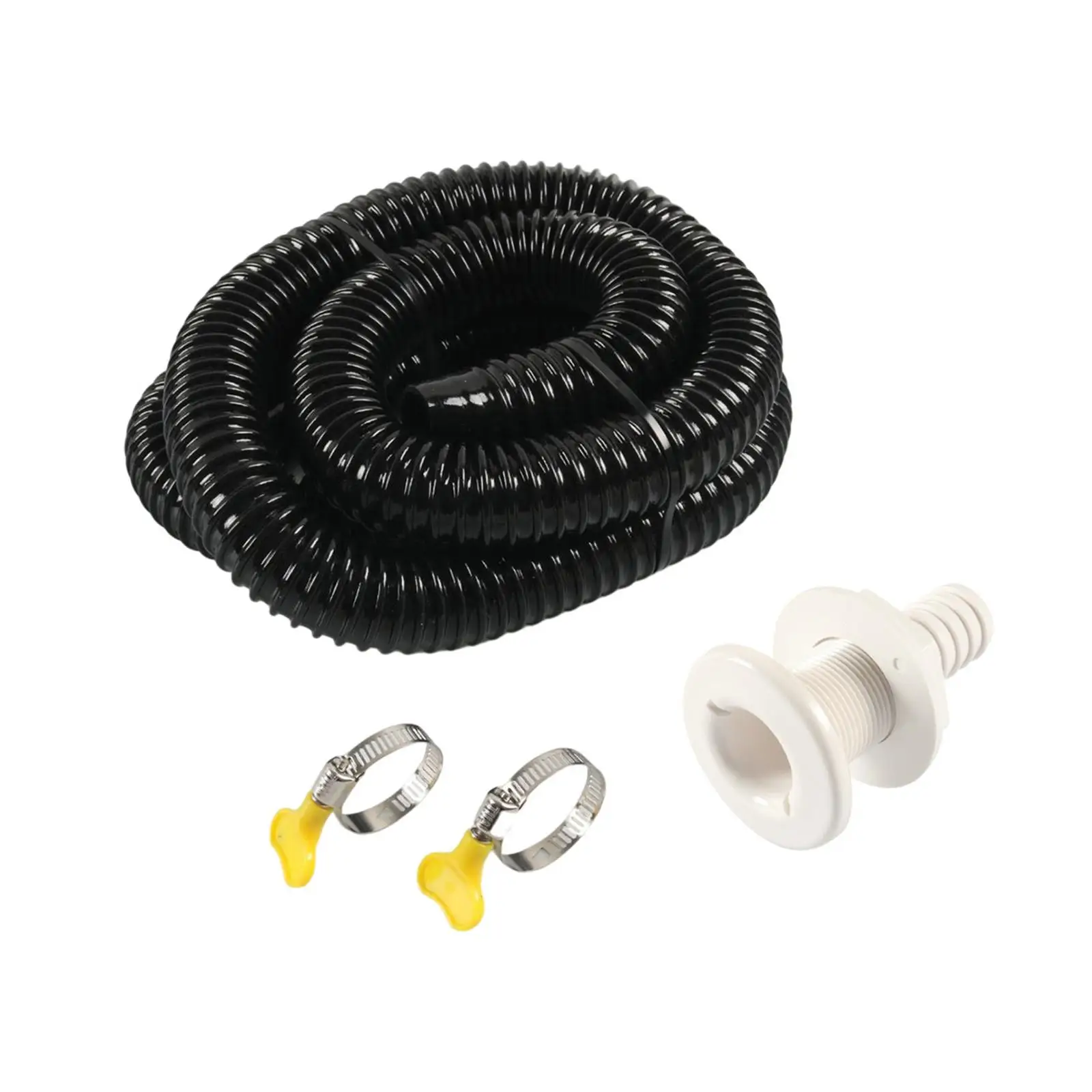 6ft Marine Bilge Pump Hose Installation Kit Marine 6 Feet Hose Assembly Replaces Marine Bilge Pump Hose 1-1/8 inch Plumbing Kit