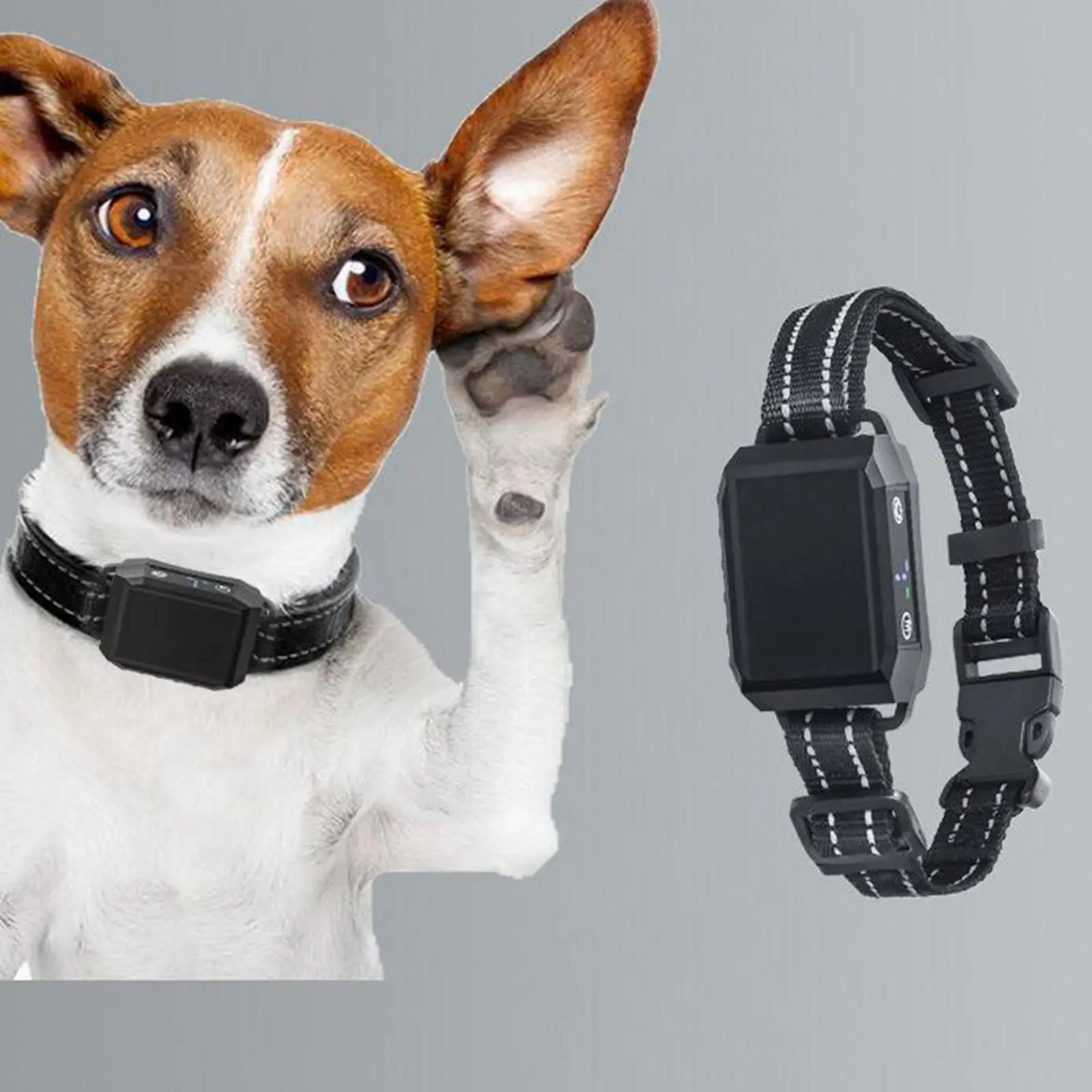 Portable Dog Stop Bark Collar Barking shock Dog Trainer Automatic Adjustable for Dog Small Medium Dog Training Pet