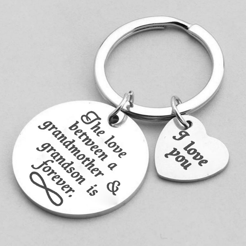 Oma Geschenke von Enkel-Mutter der Tag Geburtstag Weihnachten Geschenke für Oma Großmutter von Enkelkinder, Oma Keychain – Detail 4