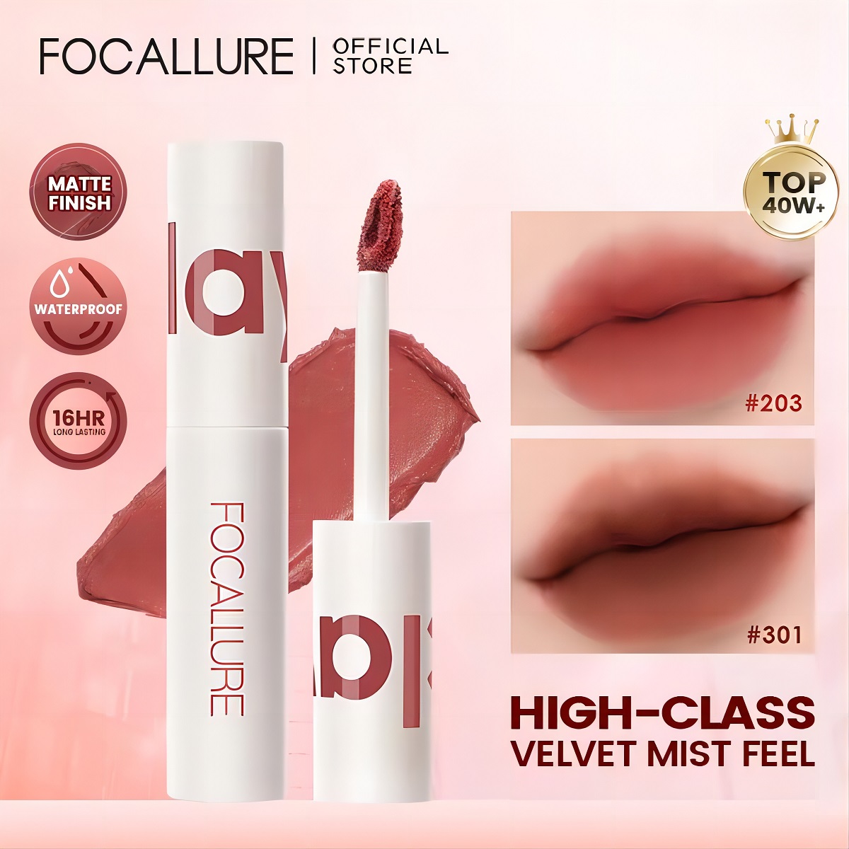 Best of FOCALLURE Velvet Matte Lip Gloss Waterproof Long-lasting Moisturizing Lightweight High Pigment Liquid Lipstick Makeup Cosmetics Reviews & Tips