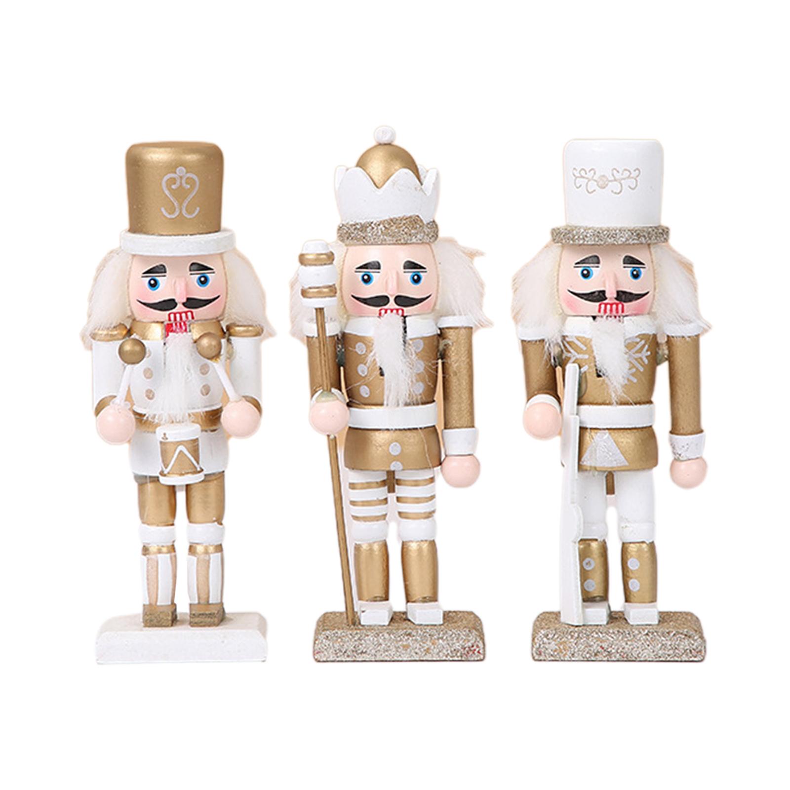 Wooden Nutcracker Soldier Figurines Ornaments 30cm | Life Size Nutcracker  Soldiers - Figurines & Miniatures - Aliexpress