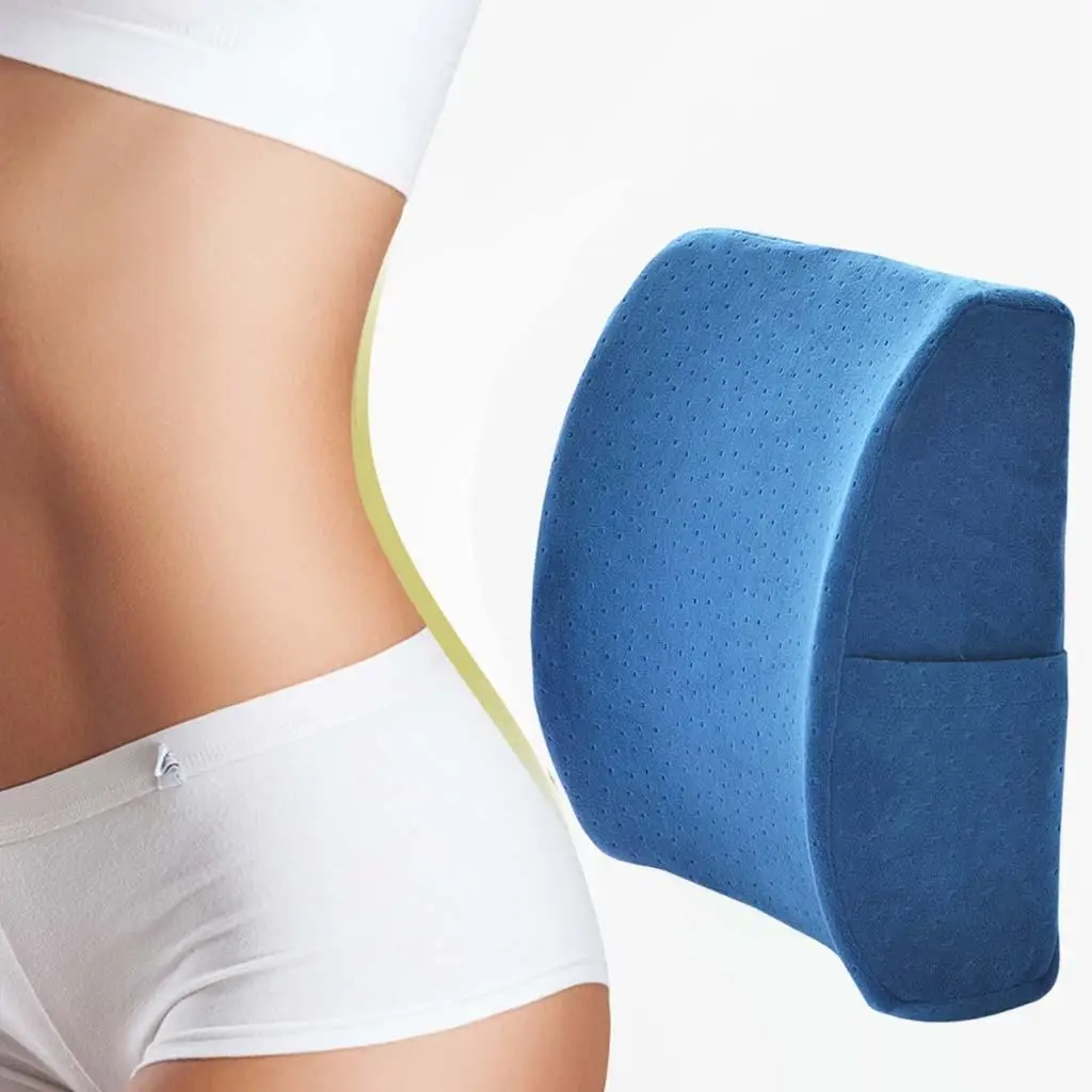 Lumbar Support  Lower Back Pain Relief Travel  Adjustable for Driving Seat Office Workers Students Drivers