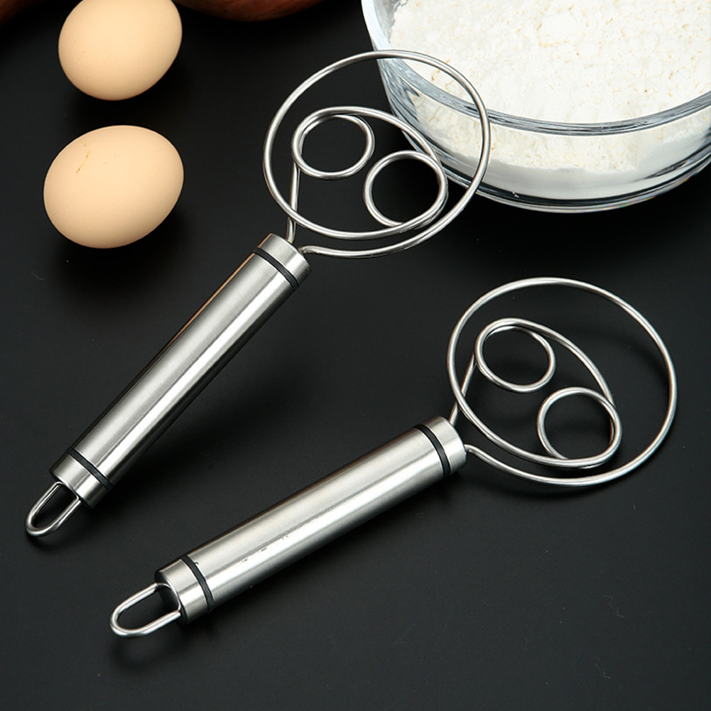 Description Picture 4 of itemHousehold Danish Dough Bread Mixer Stainless Steel Cake Pastry Dough Mixer Stick Egg Beater Kitchen Baking Blender Tools