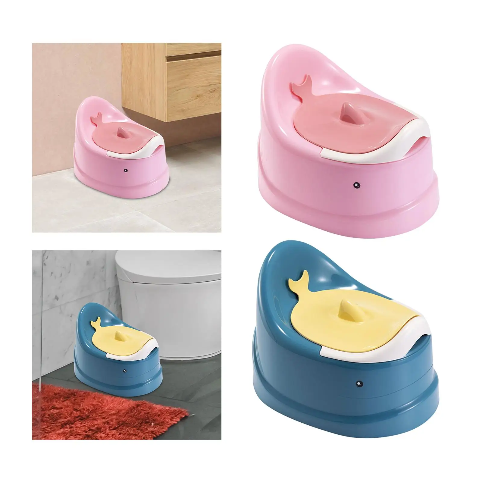Potty Training Toilet for Girls Boys AntiSlip with Handle Easy to Clean Comfortable Potty Trainer Baby Potty Child Potty Chair
