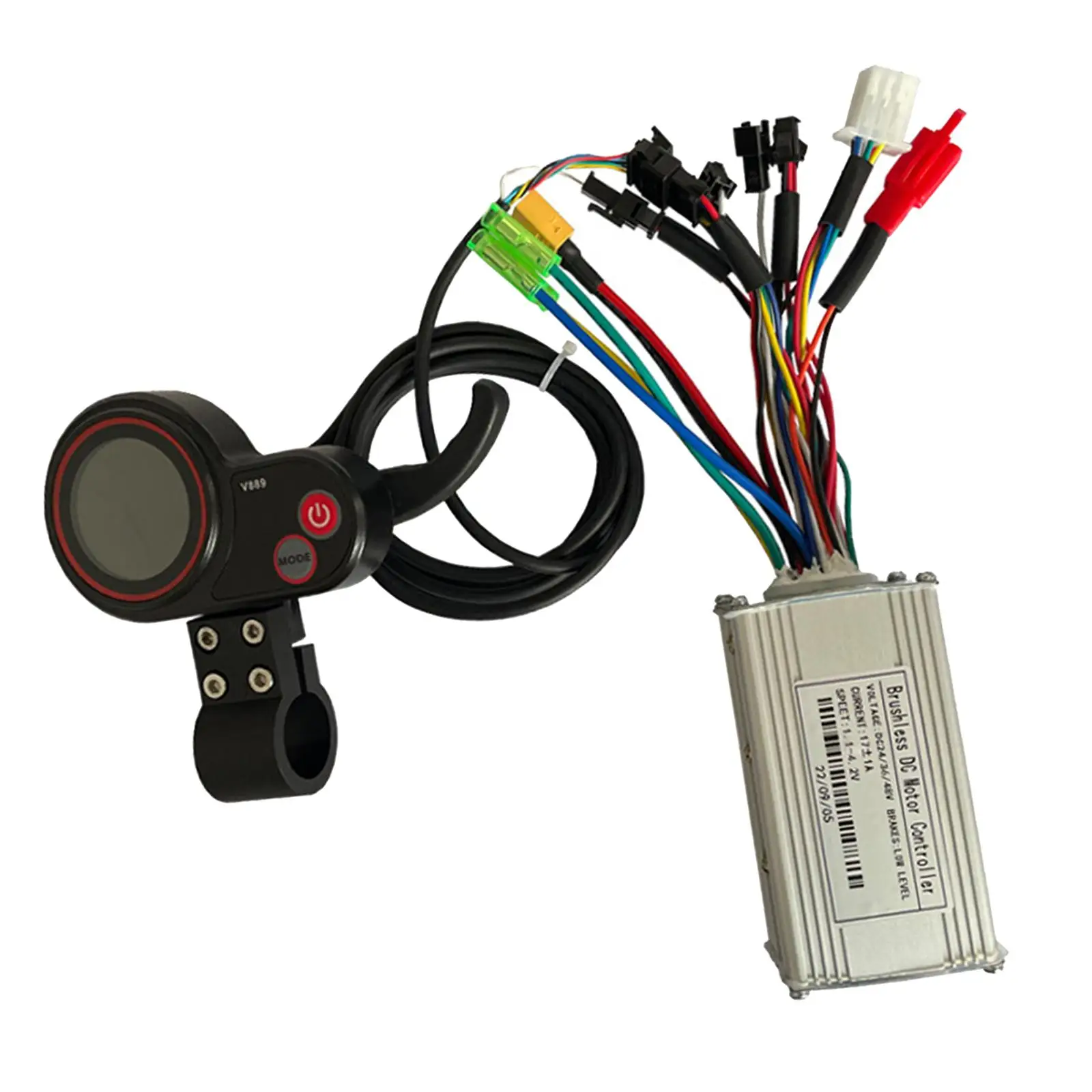 Electric Scooter Motor Brushless Controller LCD Panel Lightweight Sensitive Control Brushless DC Controller for Scooter Bike